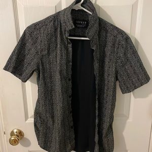Top man short sleeve button up